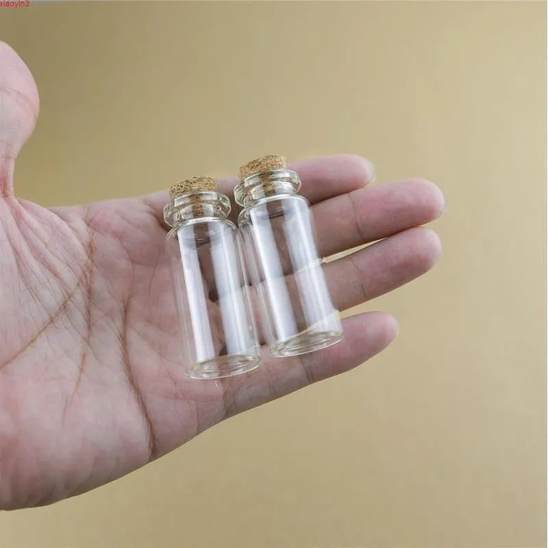 50pcs/działka 22*50 mm 10 ml szklane butelki z korkiem Cork Crafts Tiny Słoiki Przezroczyste puste butelka mini butelka Gifthaigh Qualtity Muk BGVB