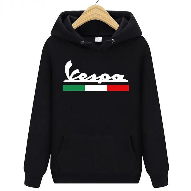 2024 Men's Hoodies Sweatshirt Italy Flag Vespa Men/women Hooded Pullover Youth Couple Sportwear Motorcycle Hombre Windproof Jacket Luxury brands