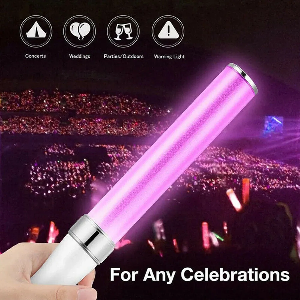 Switchable Disco Light Stick 15 Glow Colors For Rave Parties