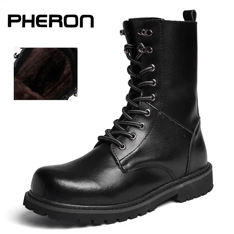 Hoog 100% echt ademend leer 990 Top Outdoor Casual Winter Shoes Autumn Snow Boots For Men Botas Homme 231018 873