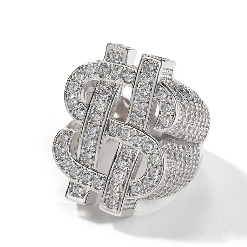Black Rapper Rings Hiphop Rapper Ring For Men New Fashion Hip Hop Full... From ...