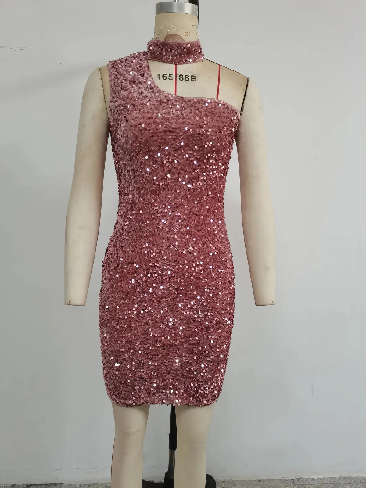 peppermayo red dress Delancy One Shoulder Maxi Dress