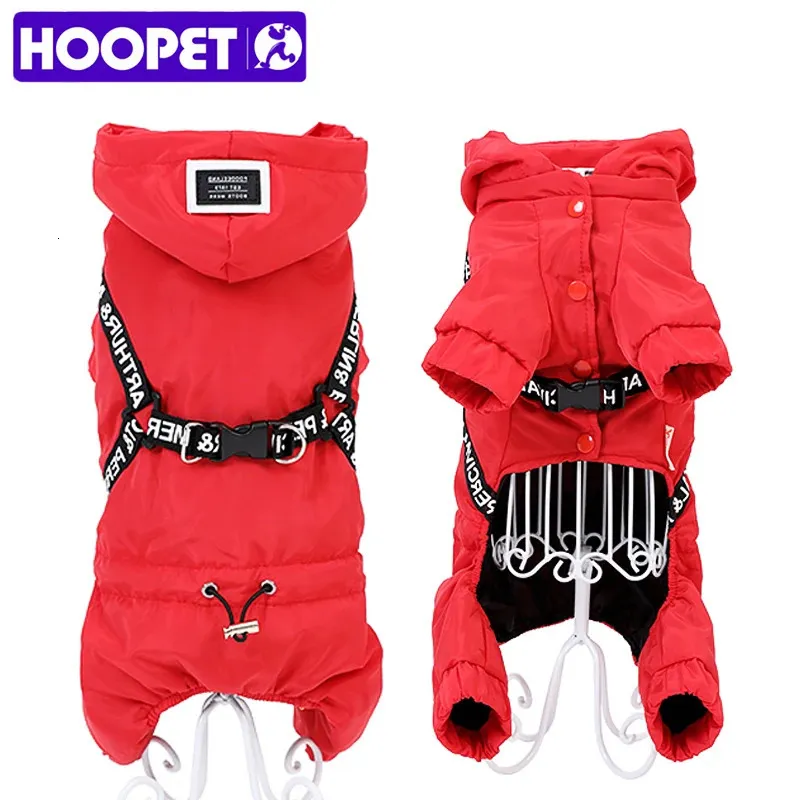 Dog Apparel HOOPET Clothes Winter Warm Pet Jacket Coat Puppy Chihuahua Clothing Hoodies For Small Medium Dogs Outfit 231017
