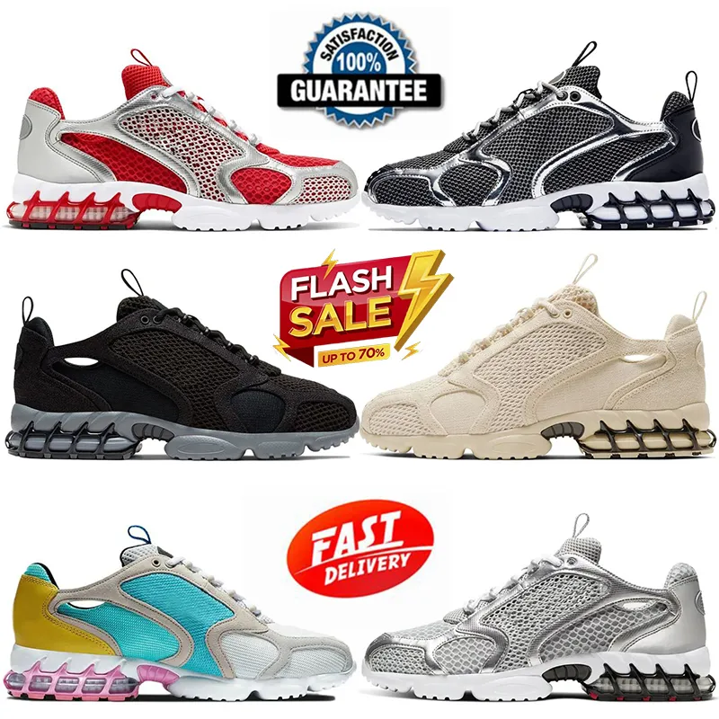 Zoom Spiridon w klatce 2 buty do biegania mężczyźni kobiety Triple biały czarny chłodny szary metalowy srebrny uniwersytet królewski uniwersytet niebieski męski trenerów sportowych trampki sportowe