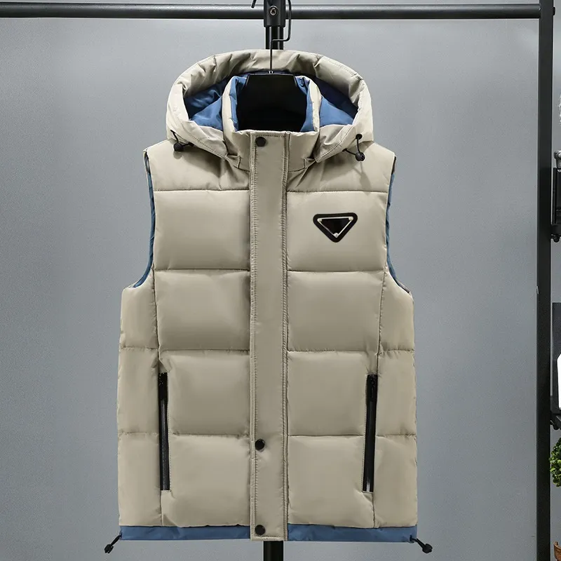 2023 Hommes Gilet Hommes Designer Gilets Vestes d'hiver Veste de poche de luxe pour hommes Sweat-shirt de haute qualité Manteau à fermeture à glissière sans manches Manteau de tendance de la mode