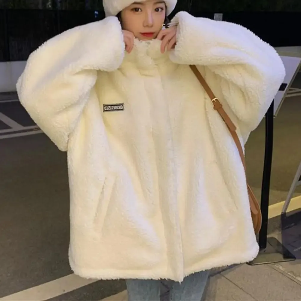 Vestes pour femmes Manteau en laine d'agneau en vrac femmes hiver épaissir chaud pull veste polaire coton veste femmes mode décontracté veste coréenne 231018