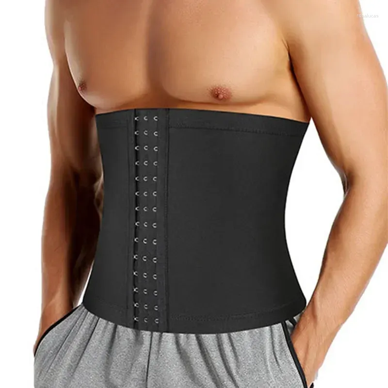 Shapers de corpo masculino cinto espartilho ginásio emagrecimento thermo trainer cinto de barriga gordura shapewear masculino treino abdômen shaper cintura controle de suor queima