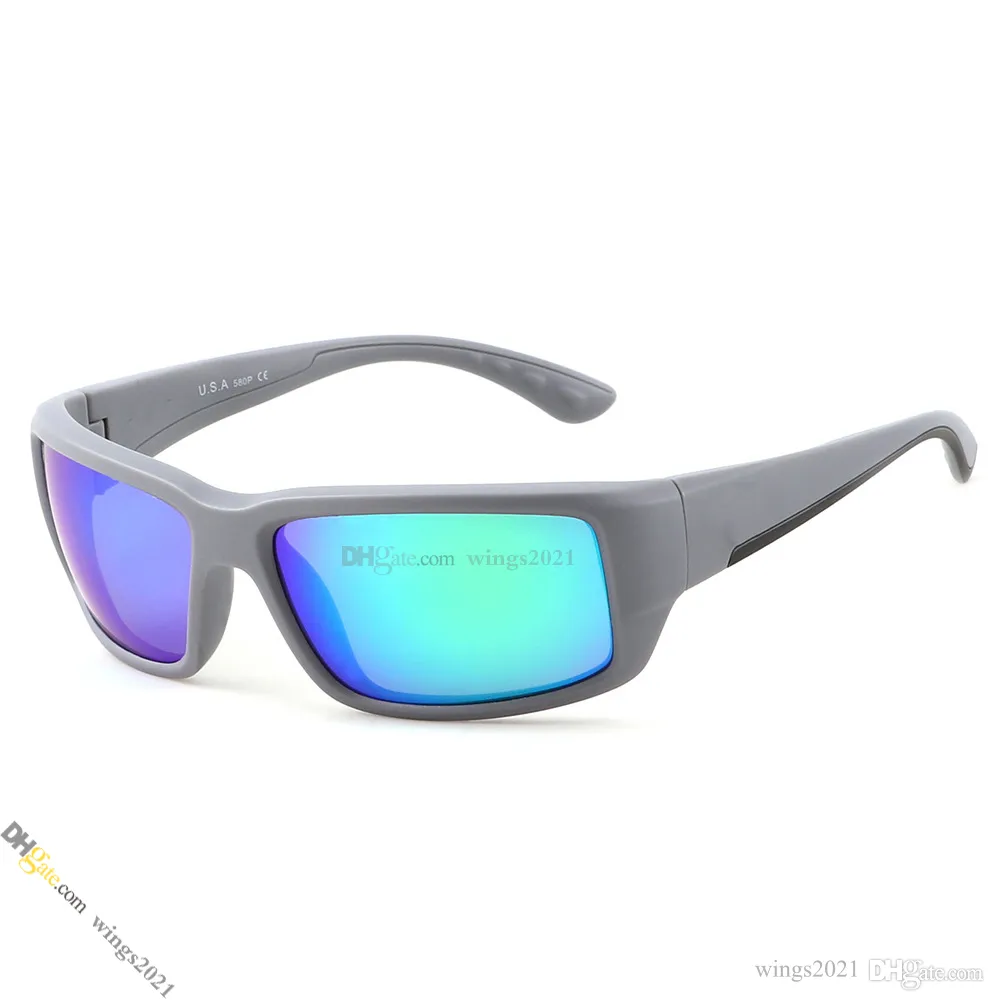 Lunettes de soleil Costas Designer Lunettes de soleil Lunes de sport UV400 LES VORSES DE COULEUR POLARISE DE HAUTE QUALITÉS TR-90SILICONE Cadre - Fantail; magasin / 21417581