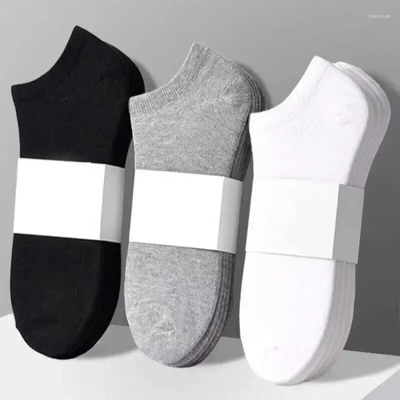 Женские носки, 5 пар, мужские и женские универсальные невидимые дезодоранты-лодочки, впитывающий пот хлопок