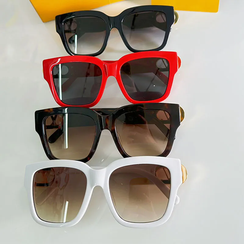 Designer Square Gradient Black And Gold Sunglasses Z1566U