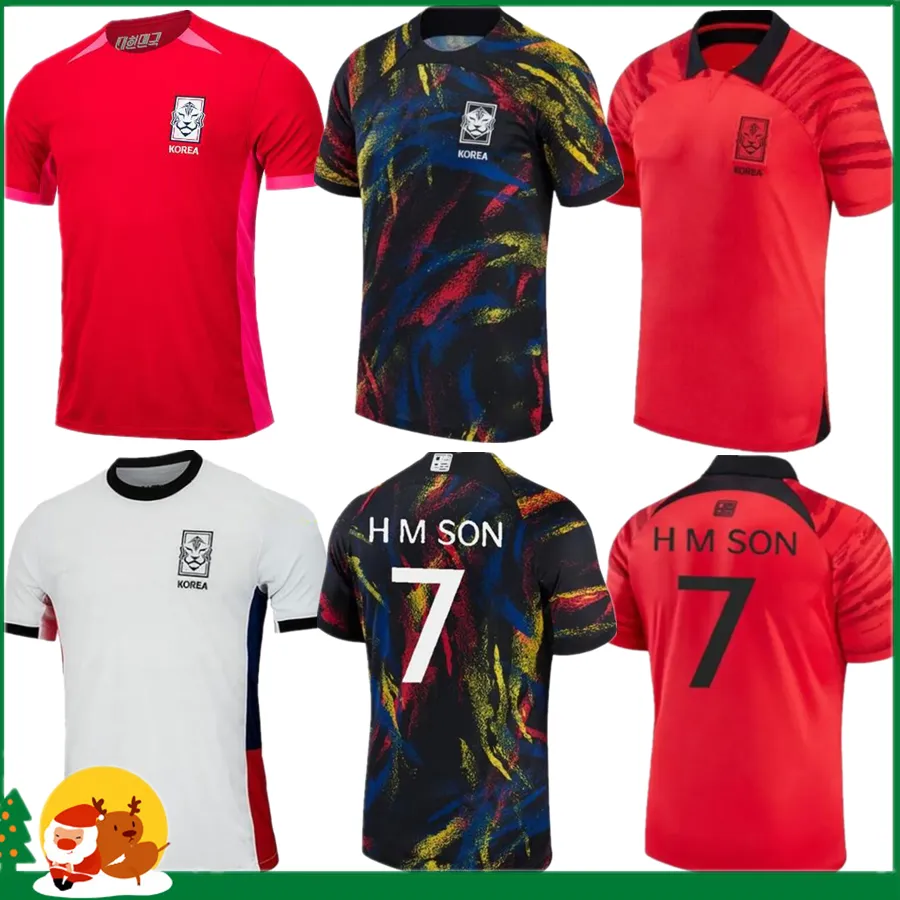 2023 South Korea Soccer Jersey Home Red SON KIM HWANG LEE JEONG SUNG