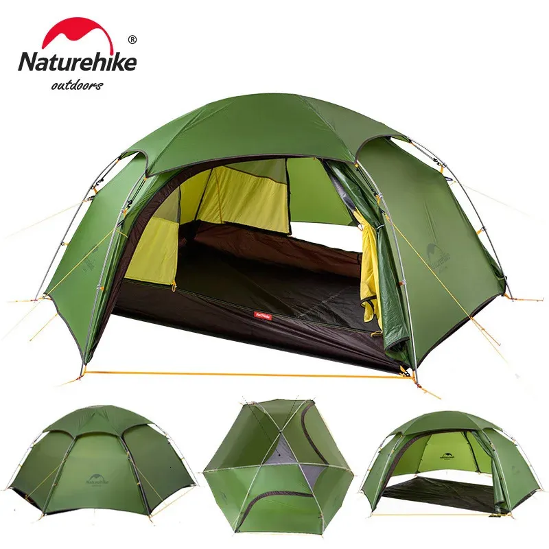 Tentes et abris Cloud 2 personnes tente ultralégère personnes Camping randonnée en plein air 20D Nylon tissu imperméable NH17K240 Y 231017