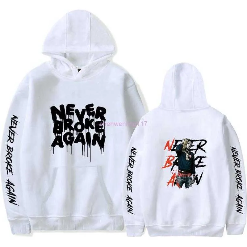 EZ0V Rapper Youngboy bröt aldrig igen Ny 2D Printd Hooded Sweatshirt Kvinnor/män Kläder Casual Hoodie XXS-4XL