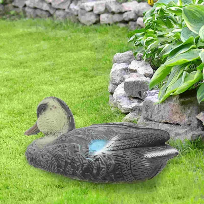 Dekorativa blommor Simulering Duck Model Sporttillbehör Portable Faux Bait Animal Eva Professional Fake Floating Wear-resistent