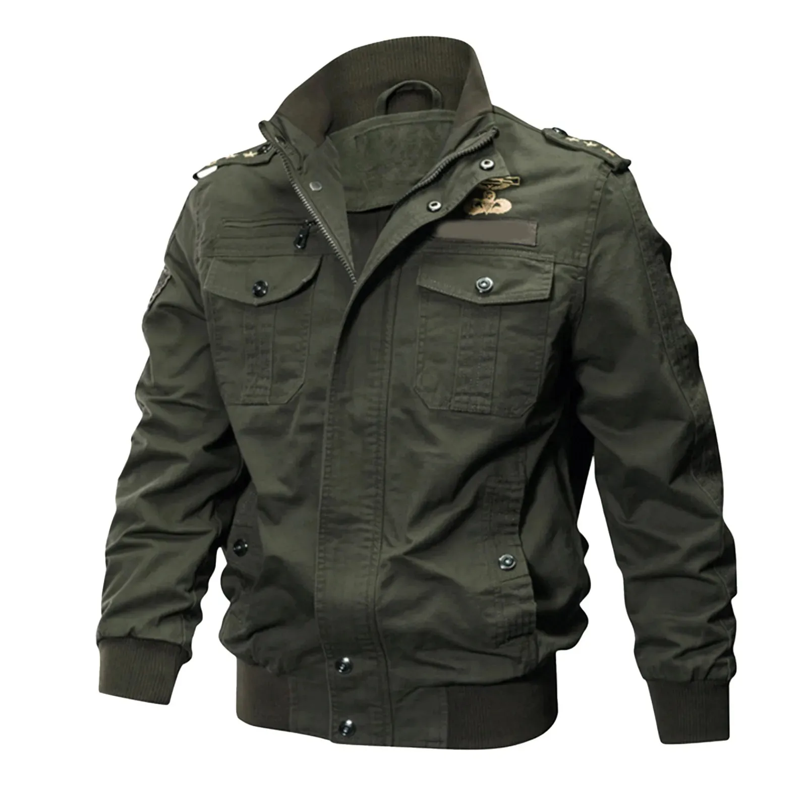 Herrenjacken Herren Special Forces Jacke Herren Einfarbige Modejacke Jeansmantel Outwears Windjacke Mantel Jacke Motorradmantel 231017