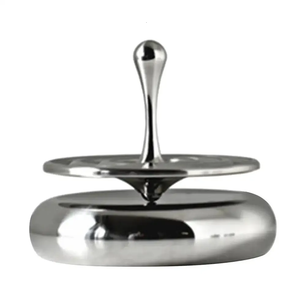 Spinning Top Rotating Magnetic Decoration Desktop Droplets Spiner Toys Gifts Movie Totem Print 231017