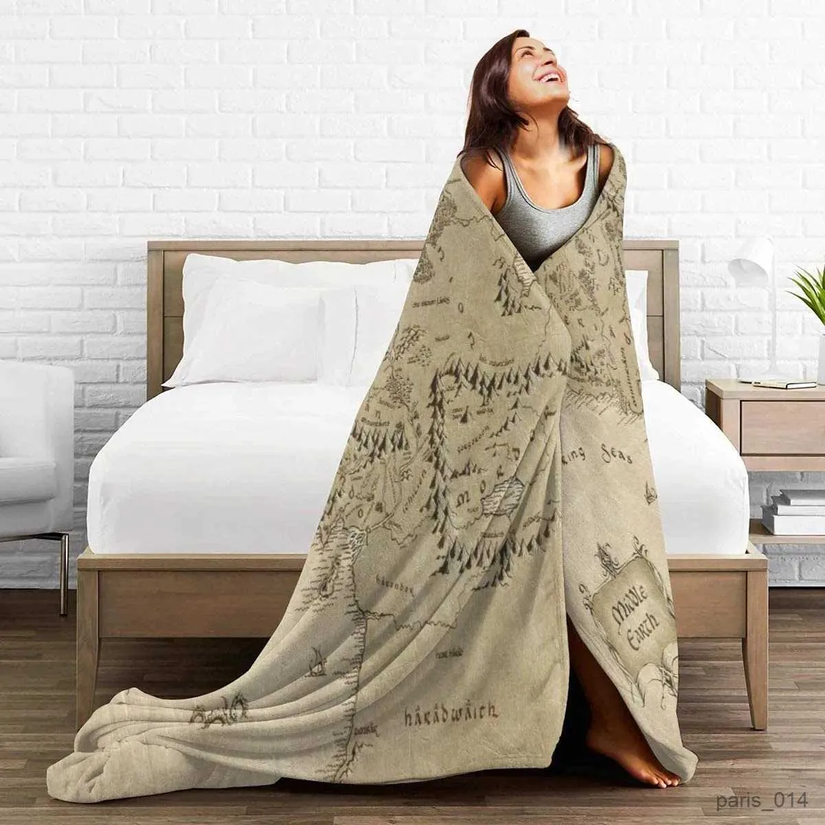 Middle earth throw blanket sale
