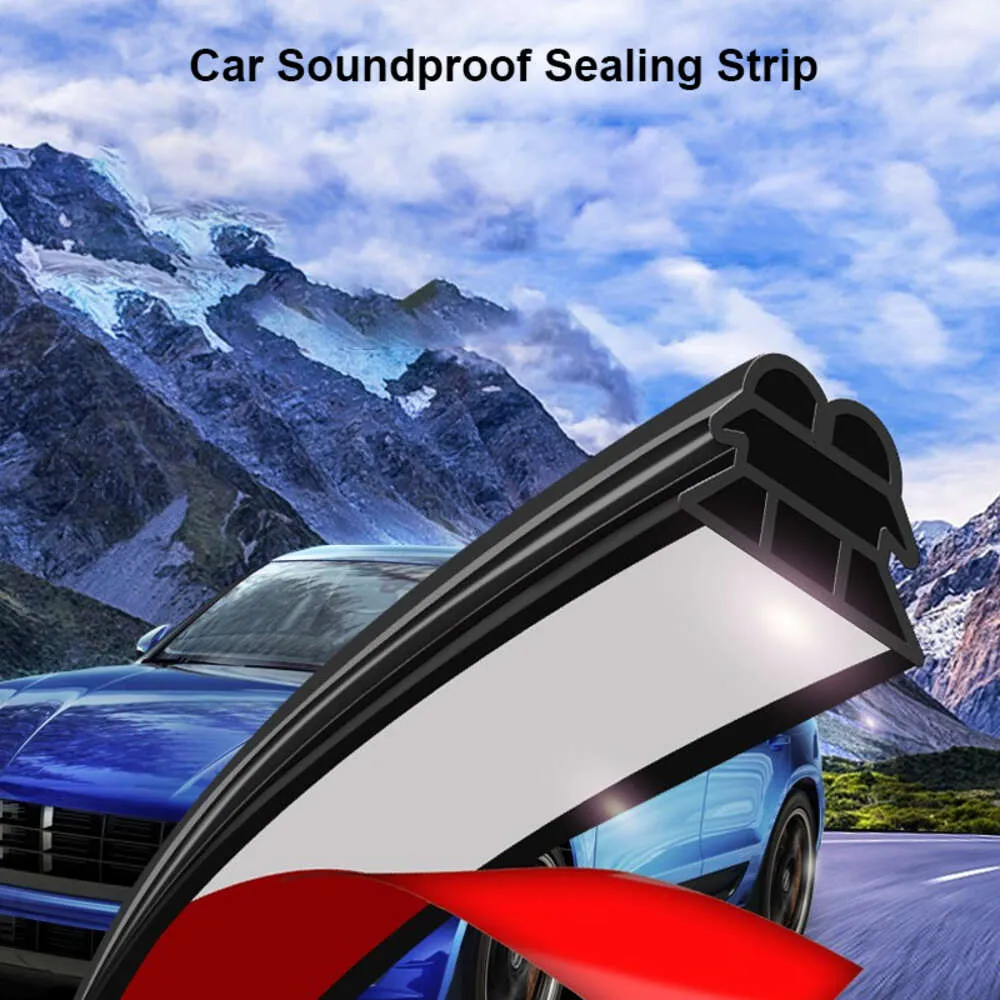 5M 3 Layer Car Door Rubber Seal Strip Sound Insulation Sealant Strips  Protector