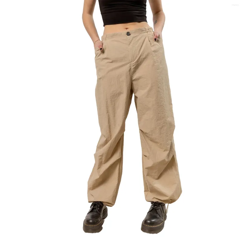 High Waist Stretch Cargo Pants Women Baggy, Multiple Pockets