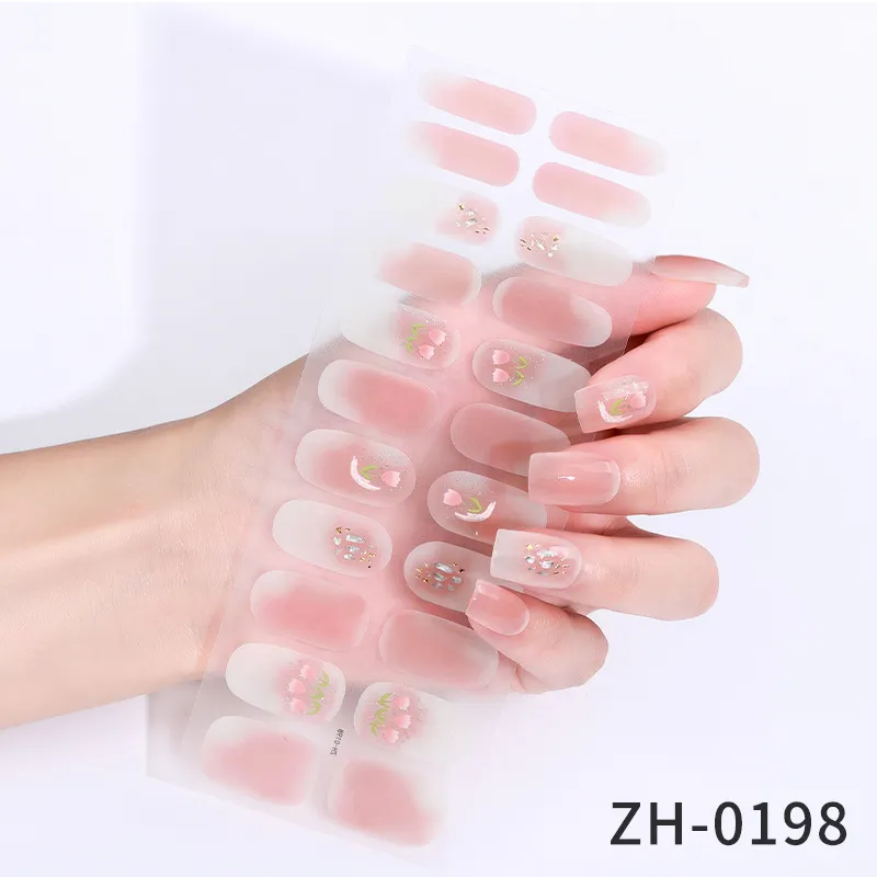 Buy Cute Pink and Maroon Self Adhesive Nail Art Wraps/ Nail Stickers / Gel  Nail Stickers / Art and Design Nails Online in India - Etsy