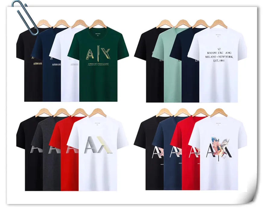 Designer Crew Neck T-shirt High Quality Short Sleeve Fashion Men's and Women's Short T-shirt Couple Pattern 100% Cotton Outdoor Casual Top Asian size M-3XL