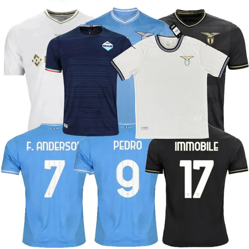 23 24 SS Lazio KAMADA maglie da calcio IMMOBILE 2023 2024 PEDRO F.ANDERSON CASTELLANOS ZACCAGNI ROMAGNOLI GUENDOUZI LUIS ALBERTO ROVELLA Maglia da calcio Jersey