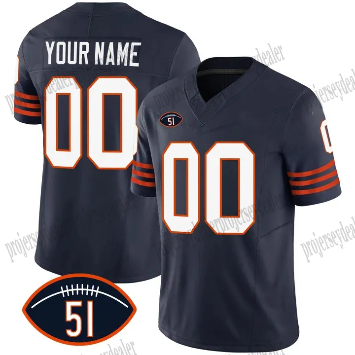 Nike Chicago Bears No85 Cole Kmet Navy Blue Team Color Women's Stitched NFL Vapor Untouchable Limited Jersey