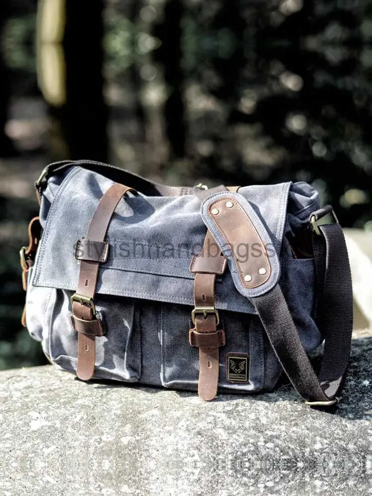 Cross Body Canvas Leater Men Messenger Bags AM LEGEND Big Soulder Bags Laptop Briefcase Travel andbagstylishhandbagsstore