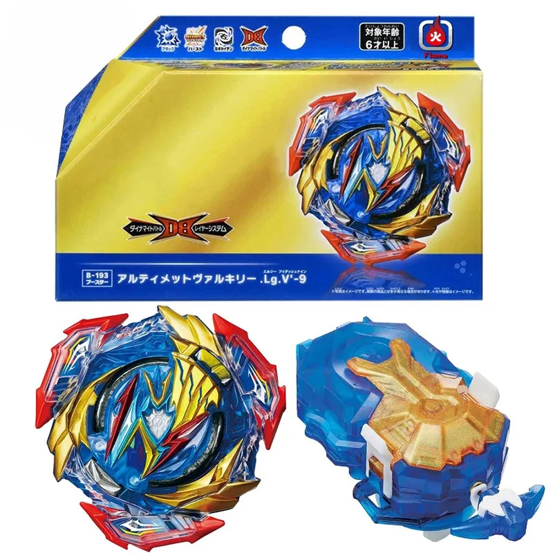 Kreisel Rubber Dynamite Battle Bey Set B193 Ultimate Valkyrie Booster mit individuellem Kinderspielzeug für Jungen, Geschenk 231017