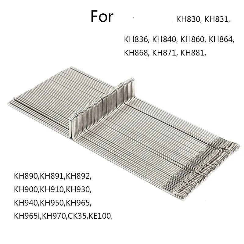 クラフトツール50pcs編み機の針針brother yarn kh830 kh860 kh881 kh868 kh940 kh970 231017用のかぎ針編みのフックパーツ