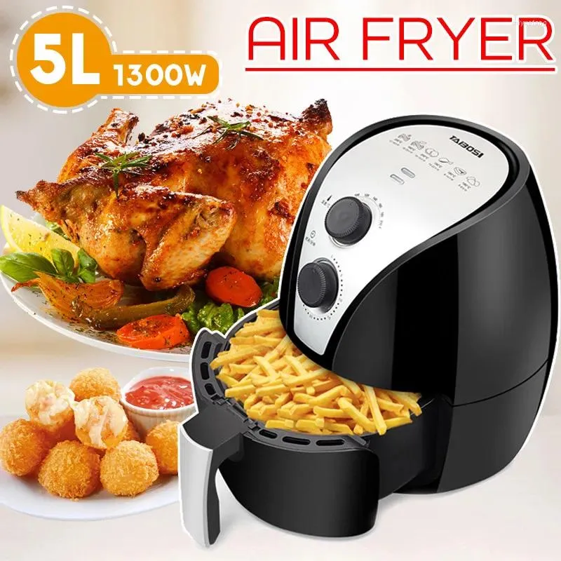 Oil Free Air Fryer 5L Health Cooker Smart Overheating Protection Timing Multi Function For French Fries