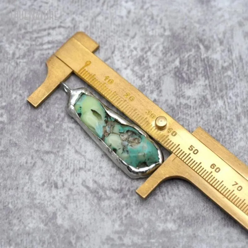 Hänghalsband 10st grossist lödd fri form handgjorda smycken tenn äpple krysoprase pm29607