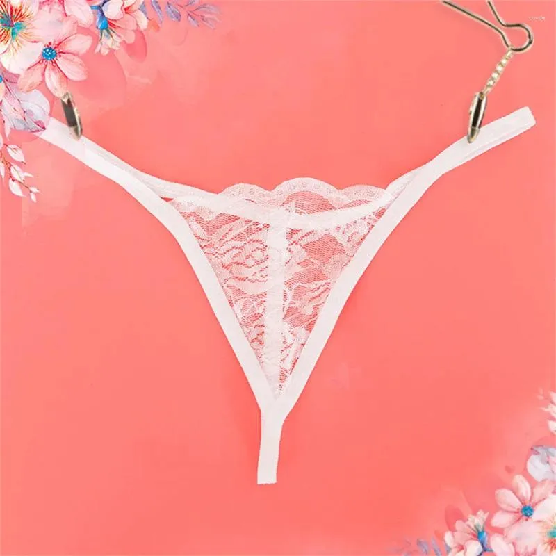 Sexy Transparent Floral Lace Sexy Crotchless Panties 3 Pack One Rope Micro  Bikini V String Thongs For Women From Covde, $8.47