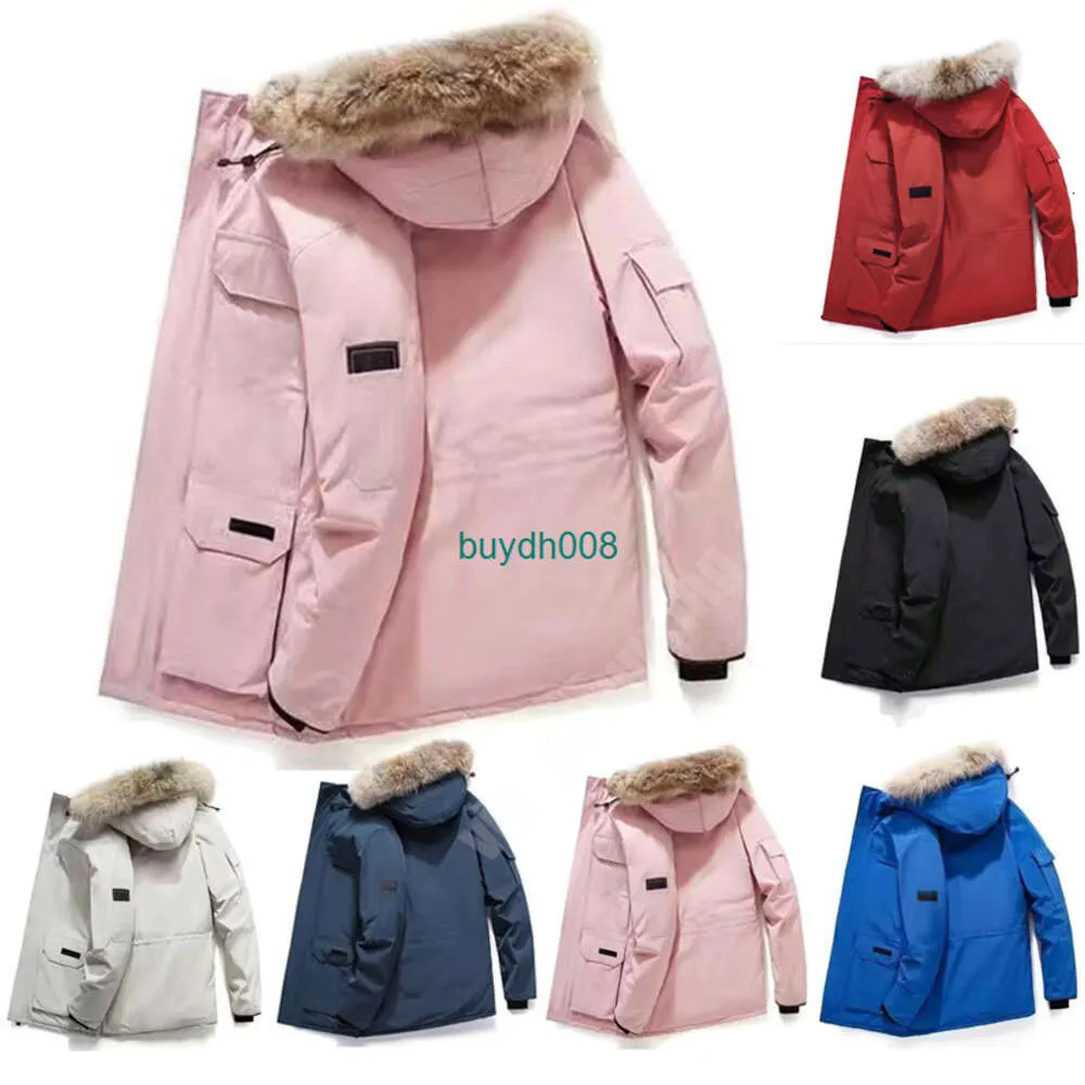 Odio Parkas de plumón para hombre, chaqueta de diseñador para mujer, chaqueta de invierno, Parka de moda superior, impermeable, resistente al viento, tela de primera calidad, cinturón grueso, chaquetas cálidas