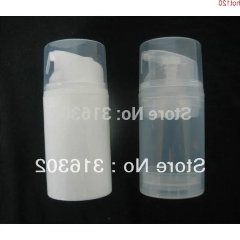 20pcs/lot 50ml عالي الجودة أبيض صافٍ زجاجة محمولة مضخة شامبو محمولة