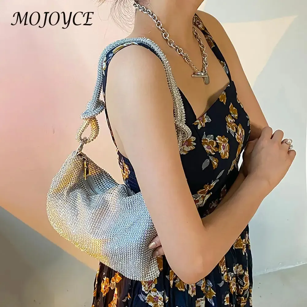 Bolsos De Noche Mango S Bolsa De Embrague Plata Brillante Cena