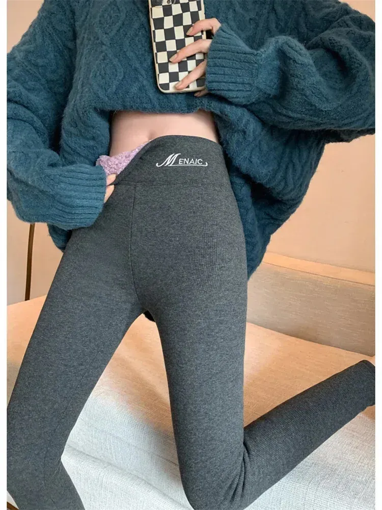 Women's stretch fleece shop warm underwear leggings