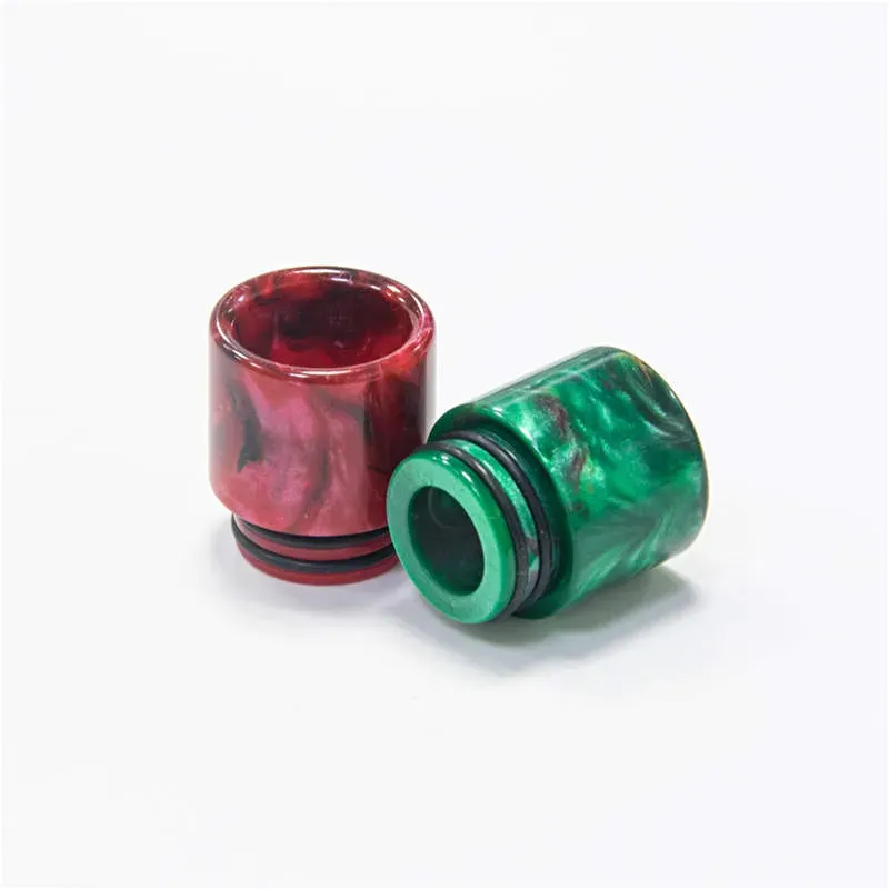 810 Epoxy Resin Drip Tips cigarette Holder Smoking Accessories Wide Bore Mouthpiece For Vapor TFV12 Prince TFV8 Big Baby 810 Thread Tank Atomizers Driptip