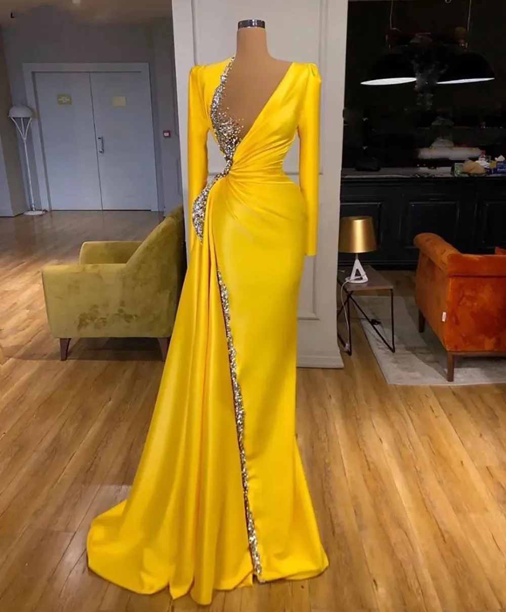 Langes Ballkleid Für Damen – Elegantes Satin-Abendkleid Mit Schlitz, Rückenfrei, Neckholder, Prinzessinnen-Schnitt, Perfekt Für Hochzeit Und Abiball