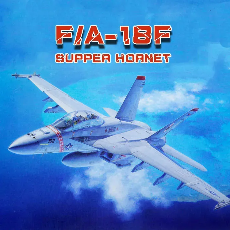 Modèle d'avion HASEGAWA 00548 Modèles d'avions 1/72 F/A-18F Super Hornet Fighter Assembly Model Building pour Gundam Model Hobby Collection DIY 231017