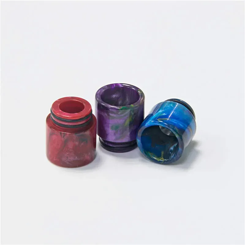 810 Epoxy Resin Drip Tips cigarette Holder Smoking Accessories Wide Bore Mouthpiece For Vapor TFV12 Prince TFV8 Big Baby 810 Thread Tank Atomizers Driptip