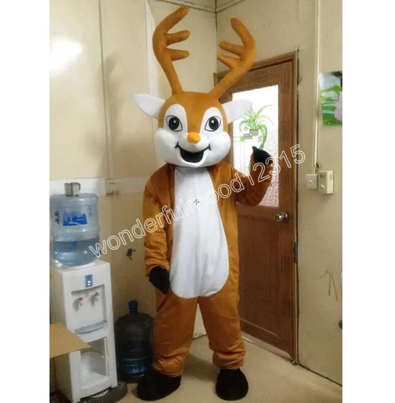 2024 Performance Hot Sale Elk Mascot Costumes Carnival Hallowen Gifts unisex vuxna fancy spel outfit semester utomhus reklam outfit kostym
