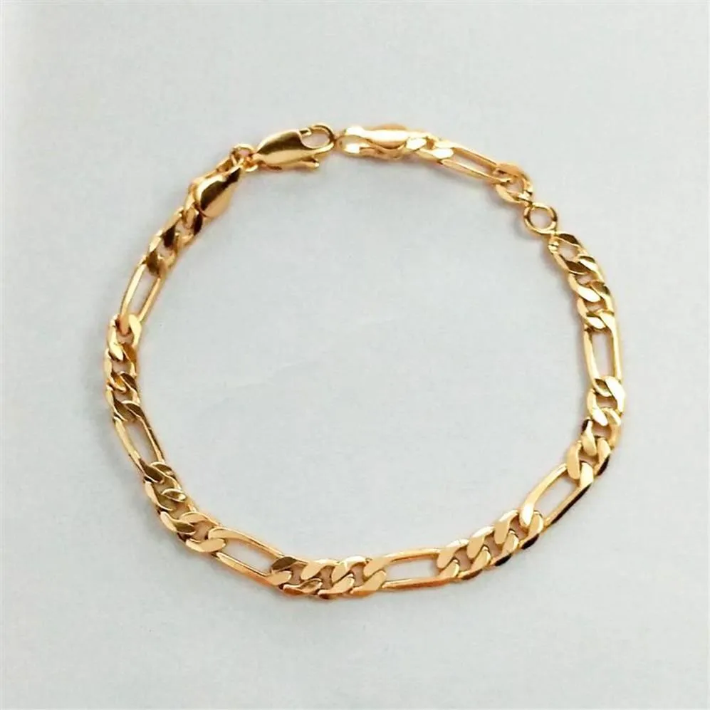 Catena a maglie 16 cm Bracciali per bambini in oro Bracciale per bambini Bebe Regalo per bambini Gioielli per bambini Pulseras Bracciali Bracciale Braclet B0810294B