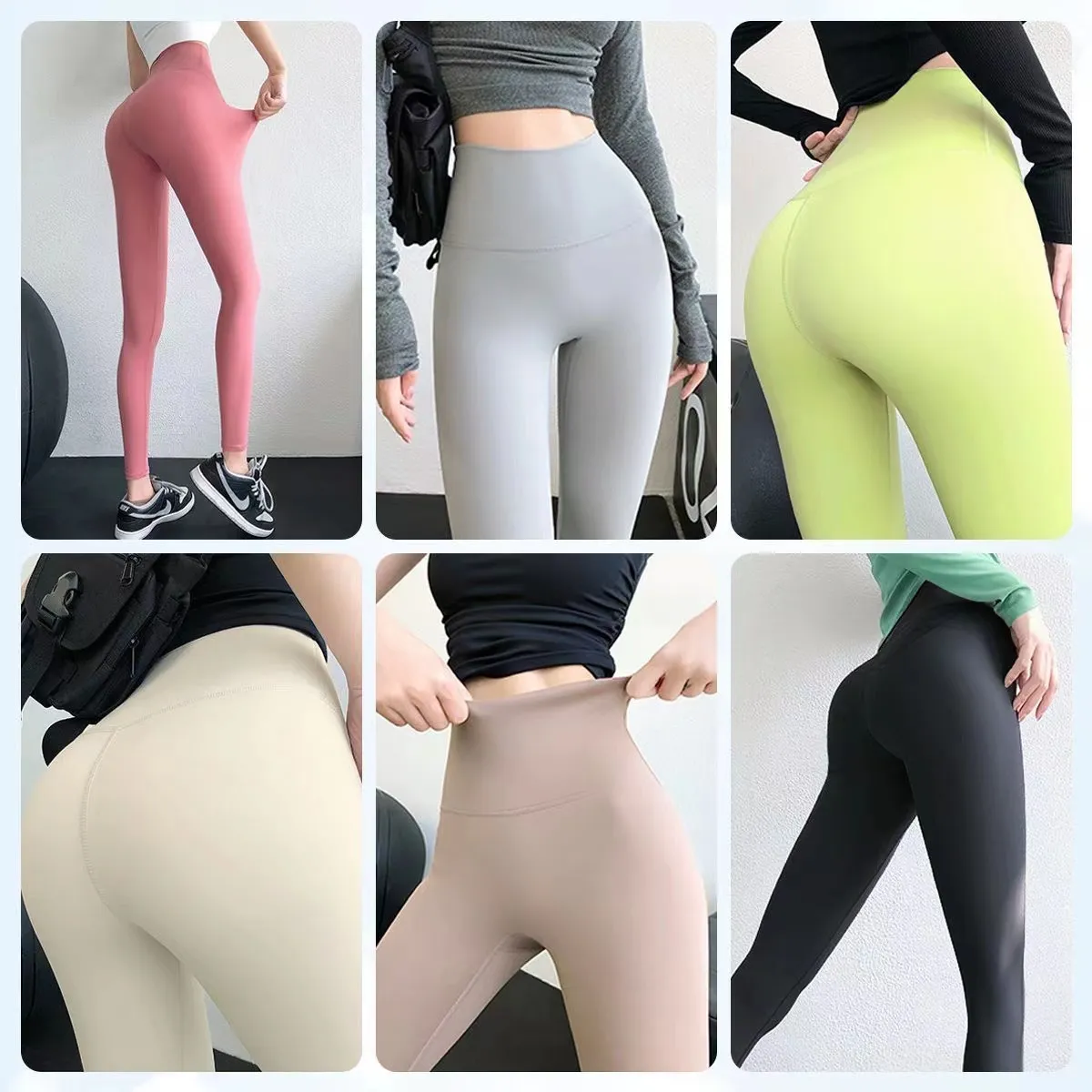 Women's Pants women yoga leggings pants legging pant sports Leggings Shorts  Outfit Knee Length Womens Gym High Waist Pant Elastic Fitness Lady Outdoor