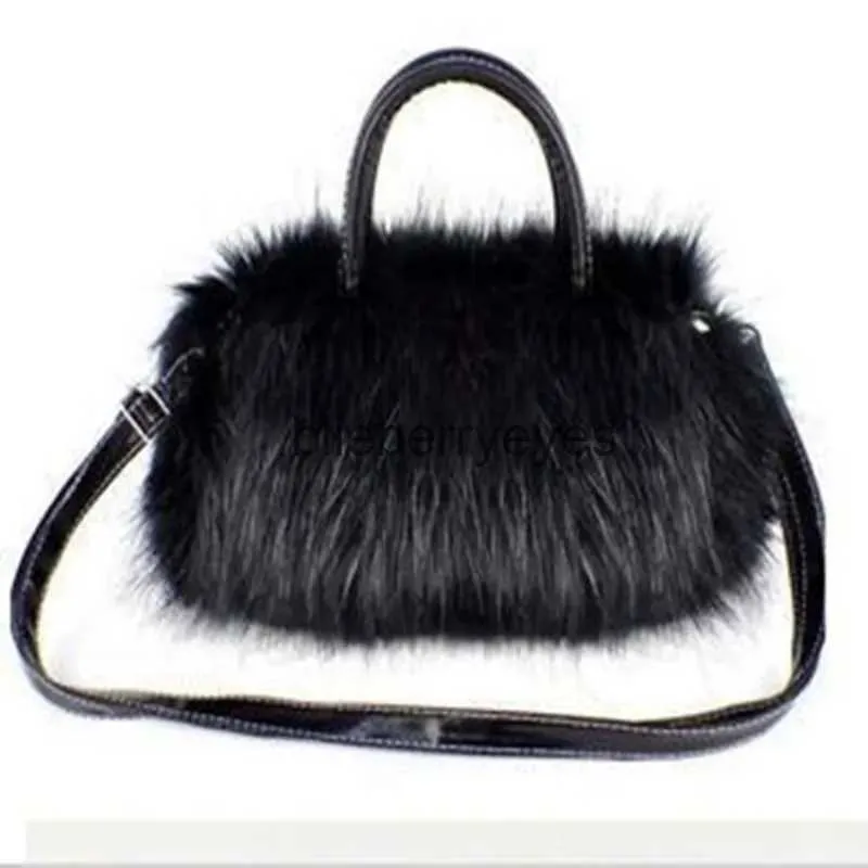 Cross Body Bags Korean Winter Plus Bag Long Fur andbag Women's Crossbody Bag Fasion Trend Soulder Bag Purses and andbagsblieberryeyes