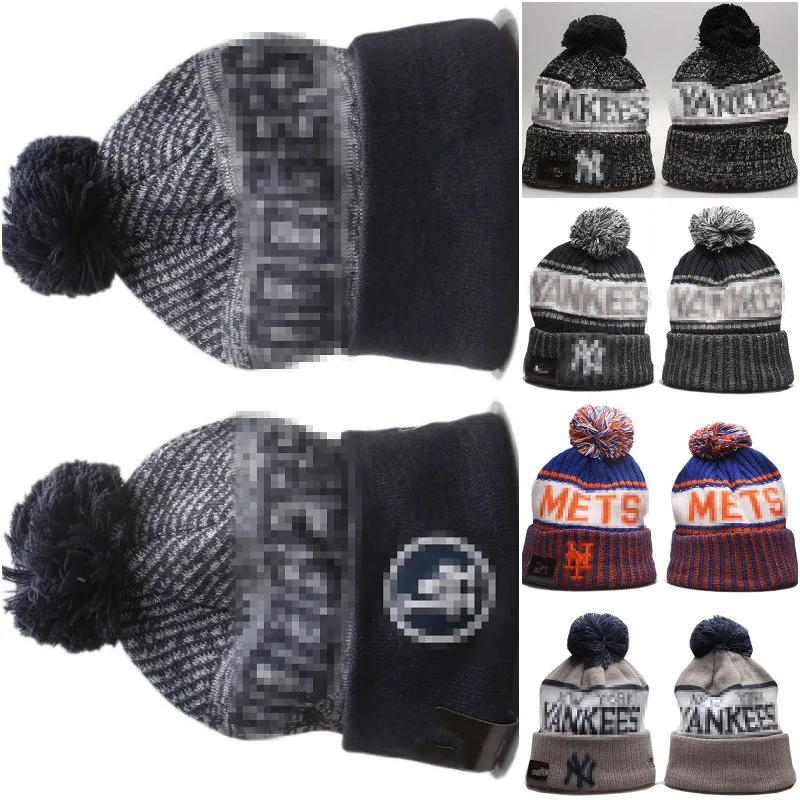 Los Angels Beanie NY Beanies Sox La North American Baseball Team Side Patch Winter Wool Sport Knit Hat Skalle Caps A2