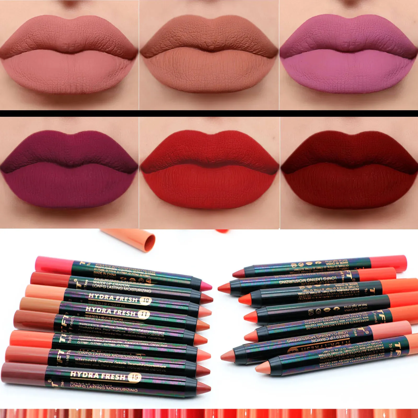 Lipstick Velvet Matte Lipstick Pen Lipstick Pen Long-lasting Makeup Lip Liner Pencil Cosmetics Makeup Products 231017