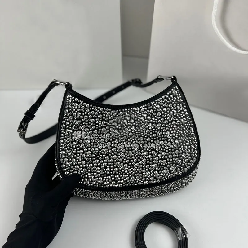 Designer-Umhängetasche, Blingbling, luxuriöse Unterarmtasche für Damen, modische Umhängetaschen, Cleo, altmodisches Retro-Gefühl, konkave Form, Handtasche, Vintage-Freizeittasche