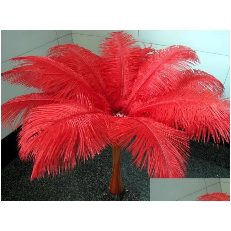 Party Decoration Wholesale A Lot Beautif Ostrich Feathers 25-30Cm For Wedding Centerpiece Table Centerpieces Party Decoraction Supply Ot6R9