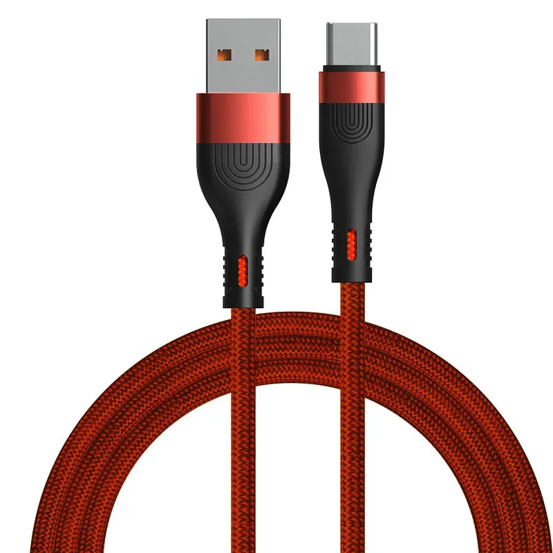 Câbles tressés en Nylon multicolores de 1M, câble de données Micro USB de Type C 2,4a, cordon de Charge rapide pour téléphones Samsung Xiaomi Huawei 12 LL